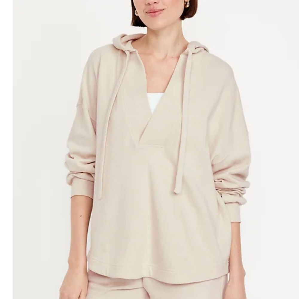 Old Navy SoComfy Oversized beige Hoodie Sweater size XL